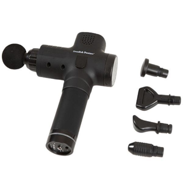 Swedish Posture Massage Gun Pro - UK & EU Plug Attachments