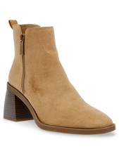 ANNE KLEIN Womens Beige 1" Platform Sierra Round Toe Block Heel Booties 11 M