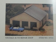 Bachmann Plasticville USA HO Scale Vintage Autop Repair Shop Scenery Set 45532