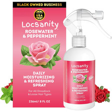 Daily Moisturizing Refreshing Spray for Locs, Dreadlocks - Rose Water and Pepper