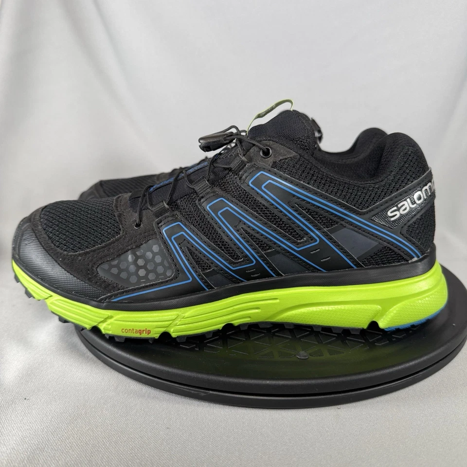 $115 Salomon X-Mission 3 черный зеленый тропа туристические туфли мужской размер 8,5 отличном - Изображение 3 из 4