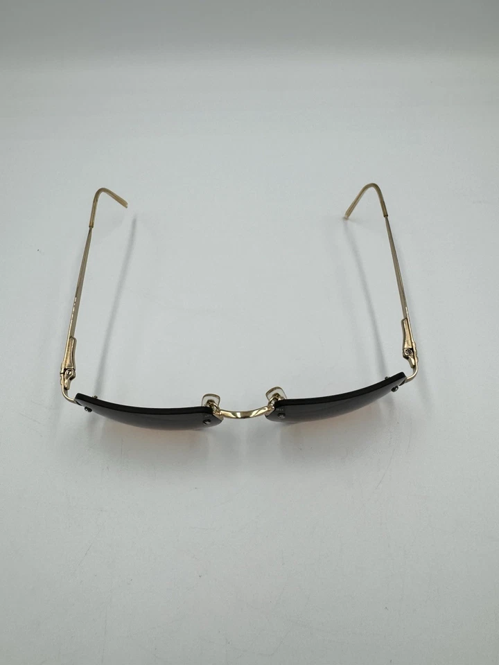 EMPORIO ARMANI 163-S Rimless Green Brown Violet Sunglasses Great Condition 773/1 - Image 4 of 4