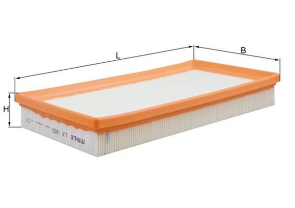 Luftfilter Mahle LX 1455 Filtereinsatz FüR Touran 1K1 Plus 5M1 1T2 521 Golf VW 5-image