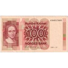 [#336397] Norway, 100 Kroner, EF