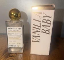 TRULY Vanilla Baby Body Oil Bakuchiol Vitamin B3 Niacinamide 3.1 fl oz - NIB