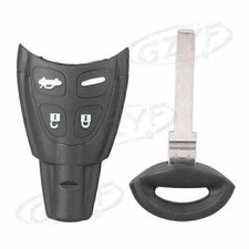 Key Fob W Emblem Remote Key Shell For Saab 9-3 Sport Sedan Convertible 03-07 Key Fob W Emblem Remote Key Shell For Saab 9-3 Sport Sedan Convertible 03-07