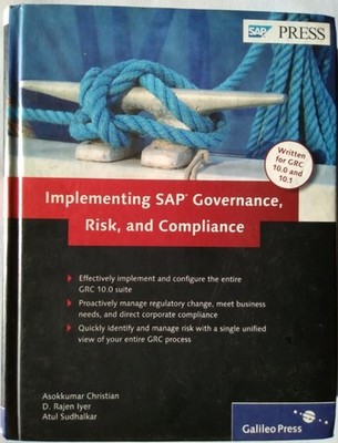881 Implementing SAP Governance Risk Compliance by Christian Iyer Sudhalkar XLNT