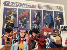 Vintage Mobile Suit G Gundam Pencil Board Shitajiki Anime Japan 7x10 "New"