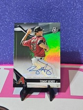 2021 Bowman Platinum TOMMY HENRY Top Prospects Autograph Arizona 