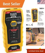 Portable 100 Network LAN Cable Tester with Battery Power  LED Status Indicators
