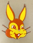 VINTAGE BUNNY BREAD 12.5x9" SODA POP GAS PORCELAIN OLD BAKERY STORE OIL SIGN