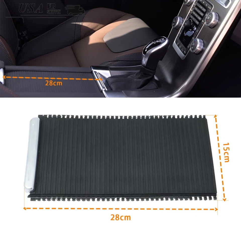 Black Console Cup Holder Panel Cover Trim 39868873 Fit Volvo XC60 S60 S60L V60 Foto 4 de 4