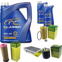 Inspektionspaket 7L Mannol Classic 10W-40 FüR Mercedes S203 C 220 CDI W203 CL203