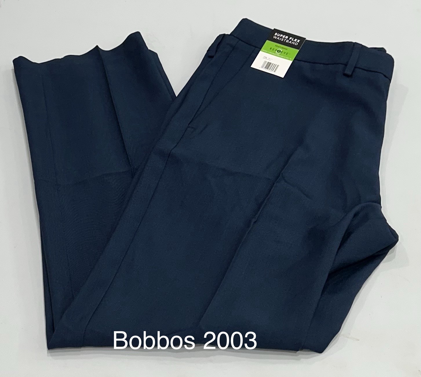 Haggar Men's Straight-Fit Dress Pants, Blue, Size 38X32