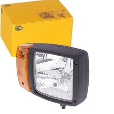 HELLA HALOGEN SCHEINWERFER 12V RECHTS mit BLI...