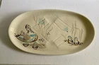 Red Wing Pottery Bob White Quail Large Oval Serving Platter 19 7/8" X 10 3/4"