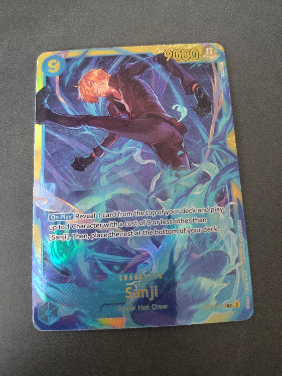 One Piece CCG Sanji OP06-119 SEC Wings of the Captain NM-MT Condition