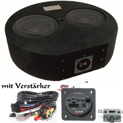 Audio System Subframe R08 Flat-2 active 220 EVO Aktiv-Subwoofer Reserveradmulde