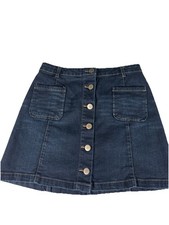 Aeropostale Dark Denim Size 4 Mini Skirt Y2K Front Pocket