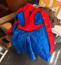 Kids Marvel Spider-Man Padded Suit Costume XS Red and Blue Polyester