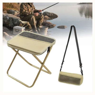 Portable Foldable Backpack Stool,Foldable Travel Stool Bag,Mini Easy Carry Ou...
