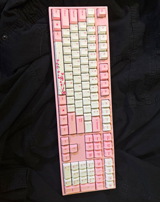 Varmilo Ducky x Miya Pro VA108M Cherry Blossom Full LED Mechanical Keyboard
