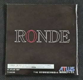 SS Sega Saturn RONDE Round Dance Tested