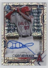 2021 Bowman Chrome Prospect Speckle Refractor 299/299 Trent Deveaux Auto 2a9