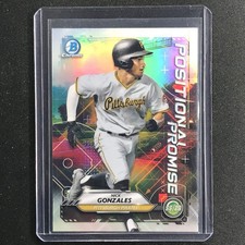 2021 Bowman Chrome NICK GONZALES Positional Promise Refractor #NG