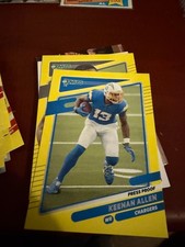 2021 Panini Donruss Press Proof Yellow Keenan Allen #73