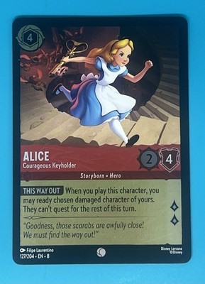 Pokemon Alice - Courageous Keyholder 127/204 Reign of Jafar Foil