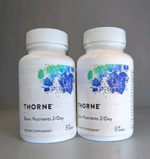 Thorne Basic Nutrients 2/Day  60 Count x2 Pack EXP 2028