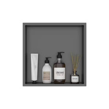 14 In. W X 4 In. H X 14 In. D Stainless Steel Shower Niche Set of 1 Piece in Mat