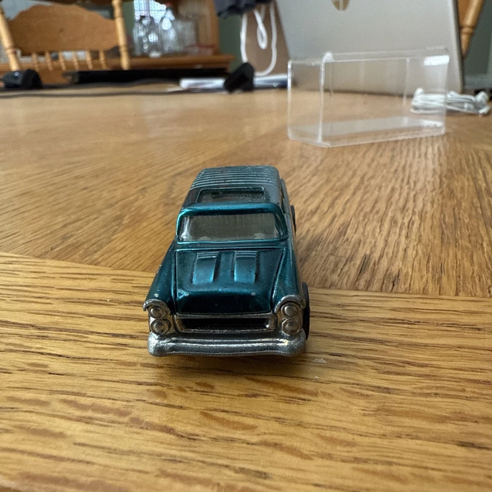 Винтажный 1969 Hotwheels Redline Classic Nomad бирюзовый белый интерьер сделано в США - Изображение 2 из 4