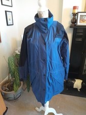 Wynnster Barra Rain Jacket Womens 12 UK Blue Waterproof  Hiking Walk