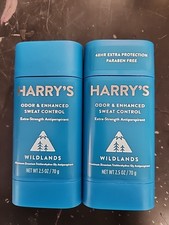 Harry's Extra Strength Odor Sweat Control Antiperspirant Wildlands/Lot of 2