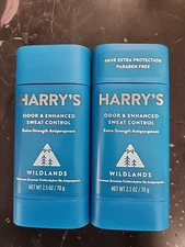 Harry's Extra Strength Odor Sweat Control Antiperspirant Wildlands/Lot of 2