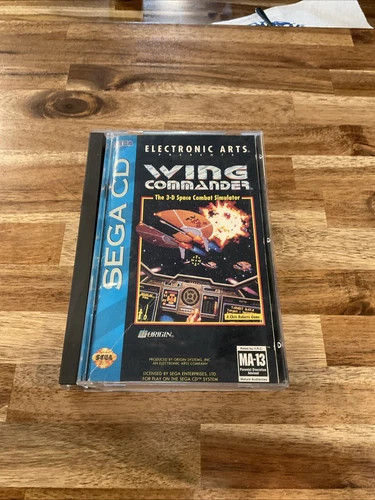 Wing Commander Sega CD 🔵 CIB 🔵 Fast Shipping