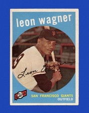 1959 Topps Set-Break #257 Leon Wagner RC EX-EXMINT *GMCARDS*
