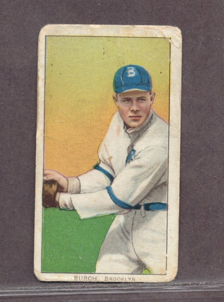 1909-11 T206 Sovereign Set-Break Al Burch VG-VGEX (Crease) *JAYSACE*