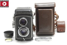  Exc 5 w/Case Yashica Yashicaflex TLR 6x6 Film Camera 80mm f3.5 Lens From JAPAN