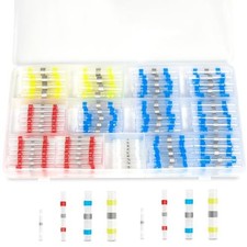 200PCS Solder Seal Wire Connectors Kit, Heat Shrink Kit-200PCS Multicolored