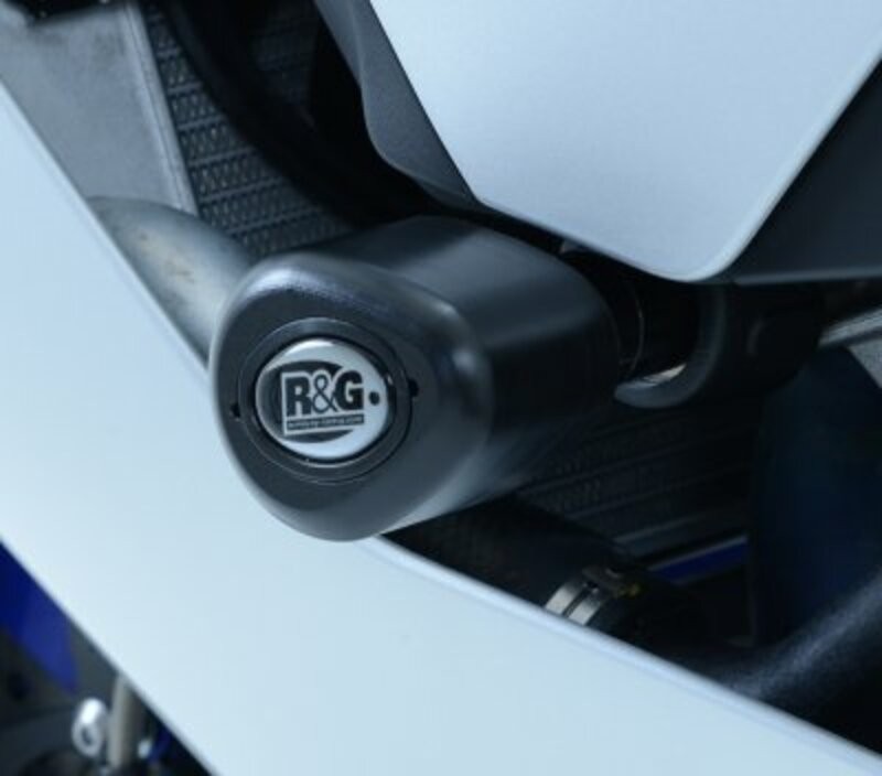 Curseurs noirs R&G RACING Aero pour Yamaha YZF-R1 protègent le carénage