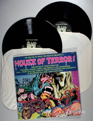 House of Terror! (1982) 2-LP Vinyl + Comic BOOK Halloween, Dracula, Monster Mash
