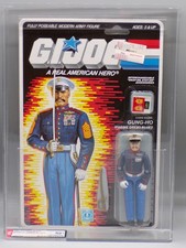 1987 vintage AFA 80  Hasbro GI Joe GUNG HO MARINE Dress Blues SEALED toy MOC g.i
