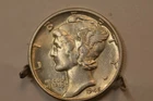 1945-P  Mercury Dime (BU/UNC) 90% Silver Item #7221