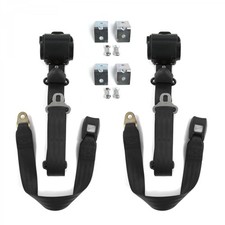 Desoto 1929 - 1945 Standard 3pt Bk Seat Kit Wbrackets-2 Belts Desoto 1929 - 1945 Standard 3pt Bk Seat Kit Wbrackets-2 Belts