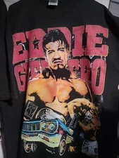 EDDIE GUERRERO LATINO HEAT ON A SHAKA HEAVYWEIGHT GARMET DYED T SHIRT "MODERN"