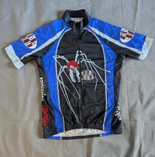 Poison Spider Bicycles Jersey Size SMALL Moab Utah Full Zip Cycling