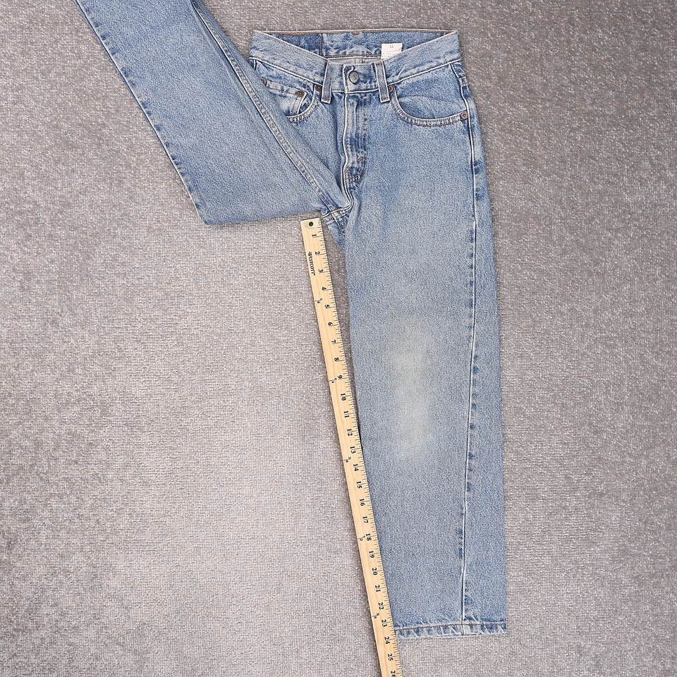 Pantalones de mezclilla de colección Levi's 550 calce relajado pierna recta juvenil talla 11 lavado claro Foto 4 de 4